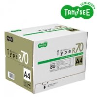 αエコペーパー タイプR70 A4 500枚×5冊/箱 AER70-A4 TANOSEE