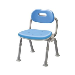 シャワーチェアコンパクト折りたたみタイプ ブルー
