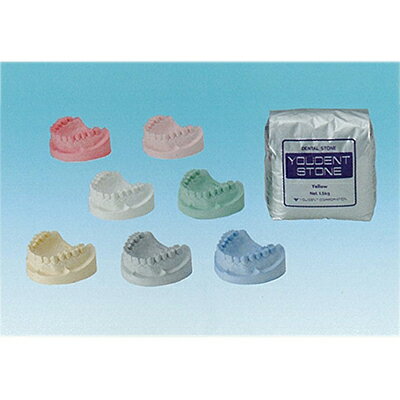 医療機器 クラスI 【一般医療機器】 歯科用硬質石こう ユーデントストーン 色調:ライトピンク 18kg(3kg×6袋) ユーデント