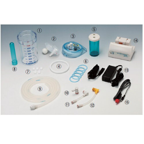 吸引・安全瓶間ホース一式 11060-009A 新鋭工業