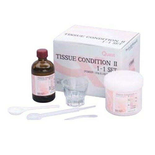 アクリルレジン,歯科材料,技工,義歯,裏装材,粘膜,組織 【商品説明】 ●医療機器認証番号:221AFZBX00027000 ●粘膜調整材 ●簡単な操作で自然に組織改善を行うことができる暫間裏装材です。 ●液材の混和量調整により弾性を調整することができます。 広告文責：NO1元気爽快　(042-843-2703)