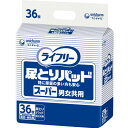 6袋まとめ買い ライフリー 尿とりパッド スーパー 男女共用 36枚入 55616 ユニ・チャーム