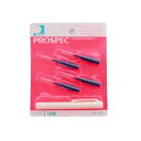 プロスペック歯間ブラシII セット ブルー L(全長/替えブラシ50mm、スリーブ80mm、最小通過径/1.6mm) 1パック(4本入+スリーブ1本入) GC ...