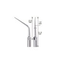 医療機器 スケーラーチップ EMSタイプ エンド用 E3 全長/31.8mm、作業部長/23.5mmm、作業部最大幅/1.6mm、作業部断面/円形 1本 WOO...