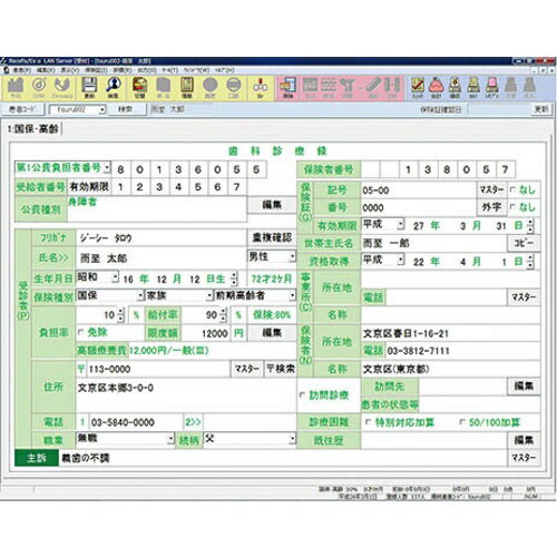 歯科医院用コンピュータシステム レセフィス/Exα C2 ソフト レセフィス/EXα C2 ソフト 1セット GC