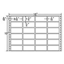 ナナフォーム 連続ラベル Mタイプ 15×10インチ 24面 84×38mm 1箱(500折) M15F 東洋印刷(2)