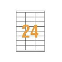 LPタックラベル B4判 42×85.6mm(24片入) 1箱(100シート) LP-124 ライオン事務器(2)