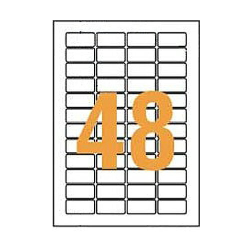 LPタックラベル A4判 20×41mm(48片入) 1箱(100シート) LP-248 ライオン事務器