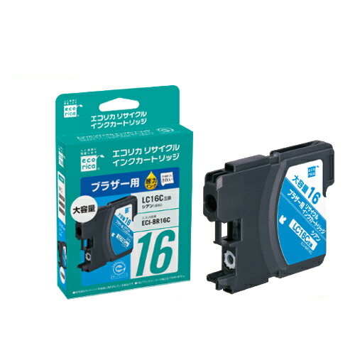 【商品説明】 ［概要］ リサイクルインク ［補足説明］ brother LC16C互換(シアン)対応 リサイクルインク ［仕様］ 種類: リサイクルインク 色: シアン 対象カートリッジ: LC16C 寸法: W95×D24×H118mm 重量: 63g 対応機種: MFC-6890CN/MFC-6490CN/MFC-5890CN 備考: ※サイズは、パッケージサイズです。 ［販売単位］: 1個 ［JANコード］: 4571163365153 広告文責：Y-DENTAL ・・・・・配送につきましては、土日祝日は宅配便、平日はルート便でのお届けとなります。なお、平日のルート便は午前・午後のご指定は可能ですが、時間指定はできません。また、9時から18時までのお届けとなります。 こちらは代引不可商品です。 ・返品できない商品です。 ・土日の配送になります。また、時間指定はお受けできません。なお、平日配送を希望される場合にはご連絡ください。