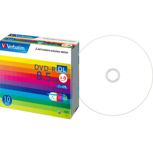 ǡDVD-R DL 8.5GB 2-8® ۥ磻ȥ磻ɥץ󥿥֥ 5mmॱ 1ѥå(10) DHR85HP10V1 С٥