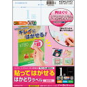 貼ってはがせる はかどりラベル A4 ノーカット 297×210mm 1冊(100シート) KPC-HE101-100N コクヨ
