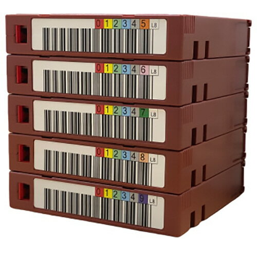 LTO Ultrium8 データカートリッジ バーコードラベル(横型)付 12.0TB 1パック(5巻) LTO FB UL-8 OREDPX5Y 富士フイルム