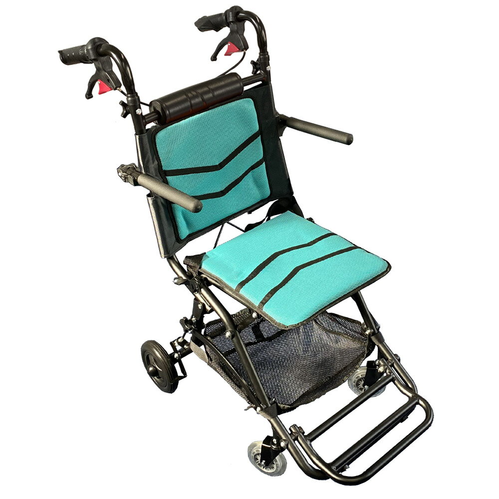介助用車椅子 NiceWay7 ブルー PHW9003L フェニックス商事
