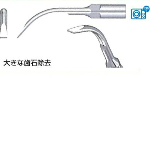 【医療機器】 スケーラーチップ PIEZOチップ EMSタイプ GW6 (EMS・K/E/Pスケーラー用) 1本 ウッドペッ..