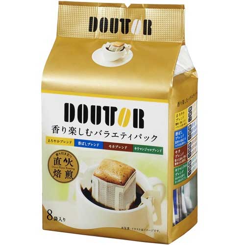 まとめ買い12パックセット ☆ドトール おいしい一杯 バラエティパック 7g×1パック(8袋入) ドトールコーヒーのサムネイル