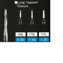 【医療機器】 炭化タングステン(タングステンカーバイド)超硬合金バー アルペン カーバイドバー Long Tepered Fissure No.170L ヘッド径1.00 10本 アルペン(4)
