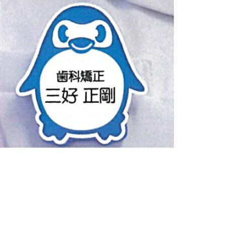 ネームプレート ぺんぎん ピンク H60×W53mm 1個