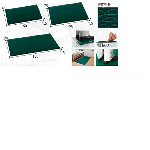 テラクッション 極厚 幅75×長さ90×厚さ1.5cm 1.5kg MR-069-042-1 テラモト