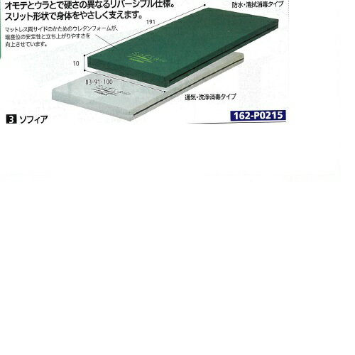 ソフィア 通気・洗浄タイプ レギュラー 幅100×長さ191×厚さ10cm 7.3kg MHAV10100A モルテン