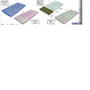 ハイパー除湿シーツ 吸水拡散タイプ ハーフサイズ ブルー 幅140×長さ90cm MHJHB モルテン