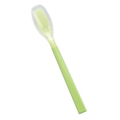 ソフトゴムスプーン 深平型 黄緑 幅2.7×長さ17.7cm 1本入 斉藤工業