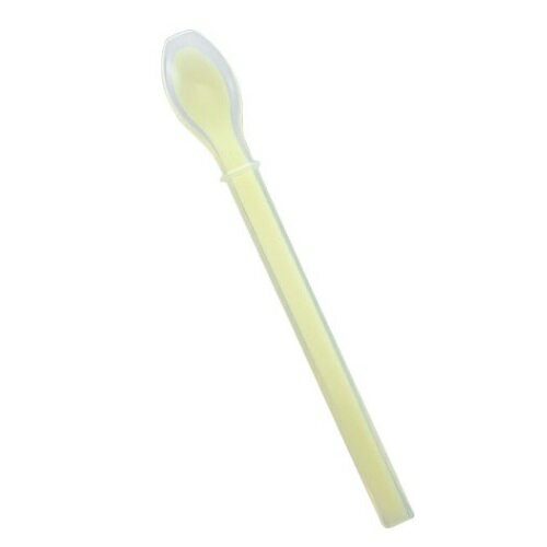 ソフトゴムスプーン ピュア 黄緑 幅2.1×長さ16cm 1本入 斉藤工業
