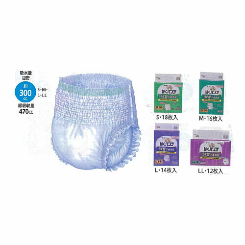 6袋 マーヤ はくパンツ うす型下着感覚(男女共用) S 55~75 18枚 東陽特紙(株)