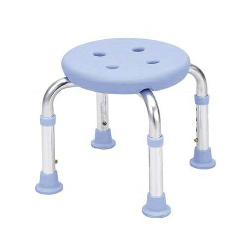 バスチェアまる! スタンダードタイプ ペパーミントブルー 1台 T-6100 テツコーポレーション