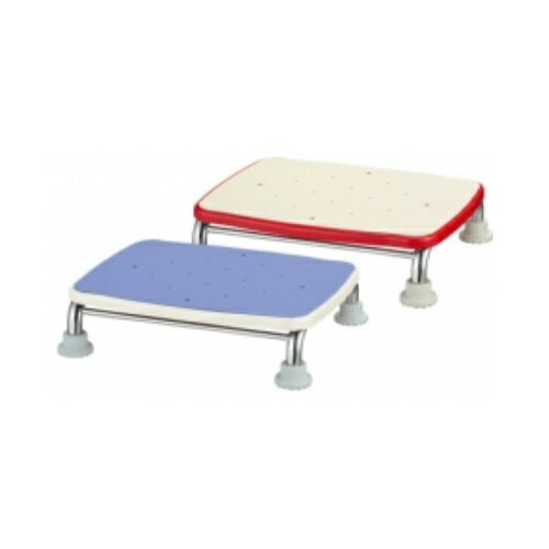 安寿 ステンレス製浴槽台R あしぴた 標準 すべり止めシートタイプ10 レッド 高さ/10cm 1台 536-440 アロン化成