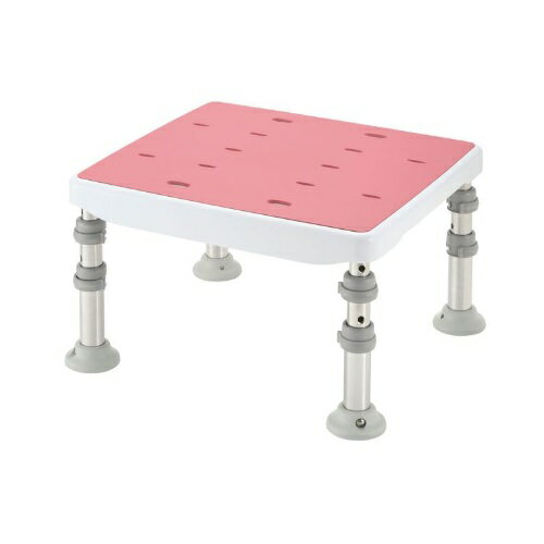 浴そう台コンパクト すべり止め 15-25 ピンク 高さ/15~25cm 1台 18941 リッチェル