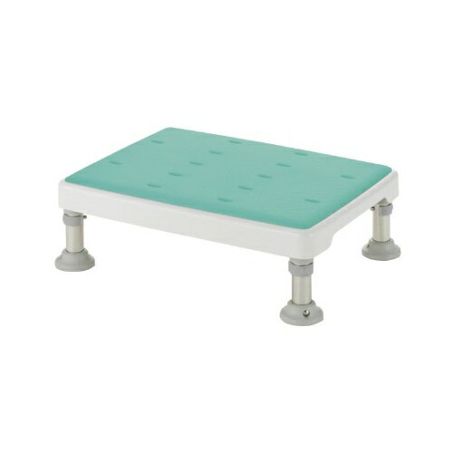 浴そう台高さ調節付 やわらか L型 グリーン 高さ/13.5~15cm 1台 49756 リッチェル