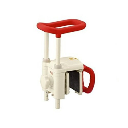 安寿 高さ調節付浴槽手すり UST-130N レッド 1台 536-612 アロン化成