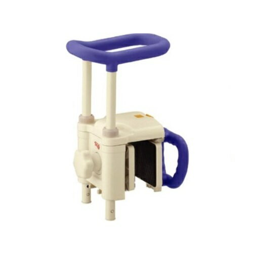 安寿 高さ調節付浴槽手すり UST-130N ブルー 1台 536-613 アロン化成