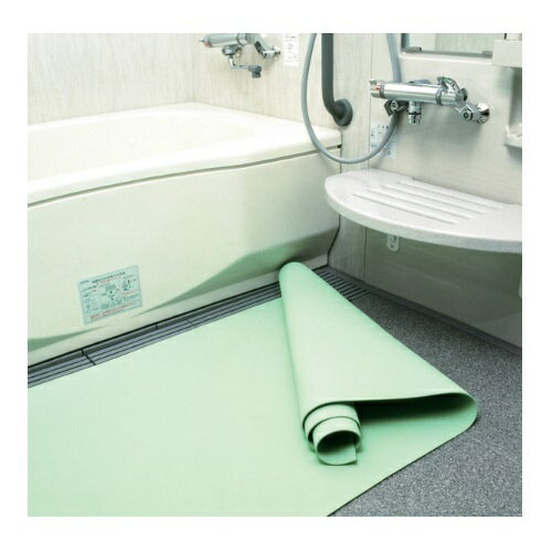 すべり止めマット オーバルリンク ロングタイプL1 ライトグリーン 幅100×長さ100×厚さ0.25cm 1枚入 弘進ゴム