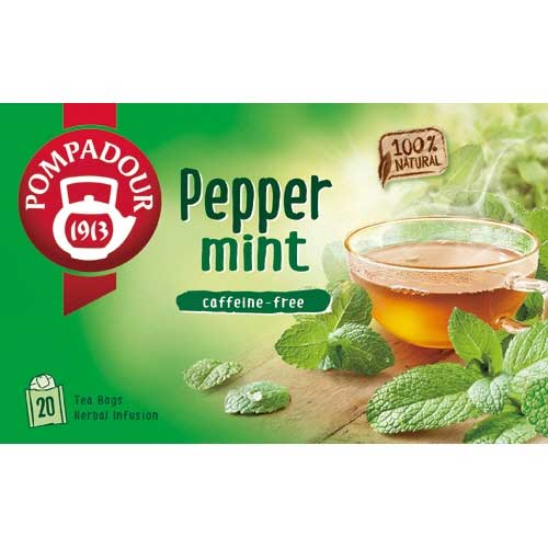 4セットまとめ買い ハーブティー ペパーミント 1箱（20バッグ） ポンパドール