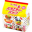サッポロ一番 バラエティーパック ミニどんぶり 1パック(4食) ●アソート内容 しょうゆ味42g、みそ46g、塩41g、ごま44g サンヨー食品