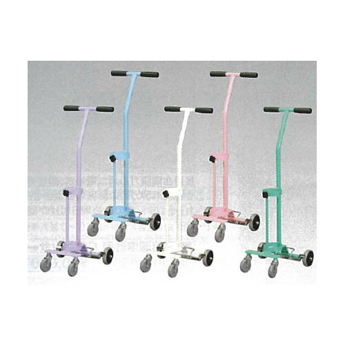 ストッパー付ボンベカートSD(持ち手伸縮式) ピンク SBCSD-501SPK 新鋭