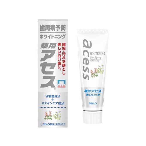 【医薬部外品】 薬用アセス ホワイトニング 90g ペースト 佐藤製薬 【大人用ハミガキ粉】 【医薬部外品】 薬用アセス ホワイトニング 90g ペースト 佐藤製薬 【大人用ハミガキ粉】