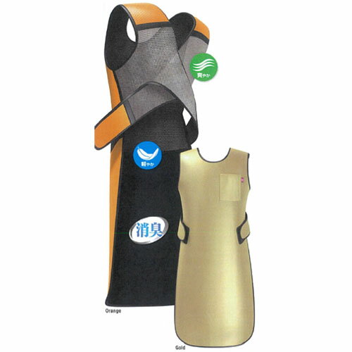 【一般医療機器】 HAGOROMOワンダーライト クールエプロン 鉛当量0.25mmPb ゴールド M WMA5-25 S マエダ