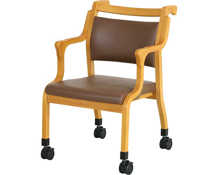 Care-118-AC 木部：ライトブラウン　張地：ALブラウン グローリープラン