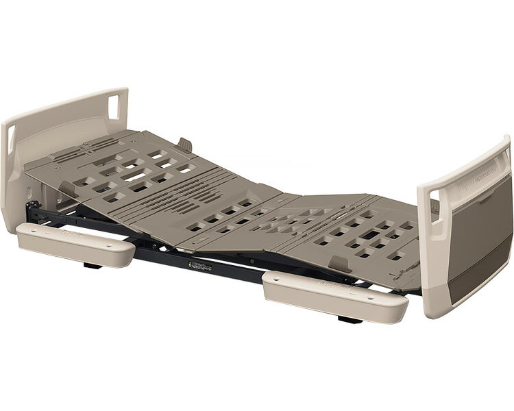 楽匠プラス　多機能　1モーター（HL）　X脚タイプ オプション受：グレージュ　ボード：モスグリーン 83cm幅 KQ-A0131 パラマウントベッド TAISコード：00170-001226