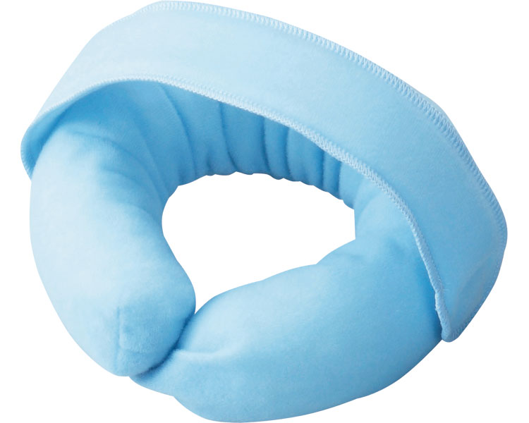 通気ビーズパッド（ベルト付） ブルー S 1612 エンゼル