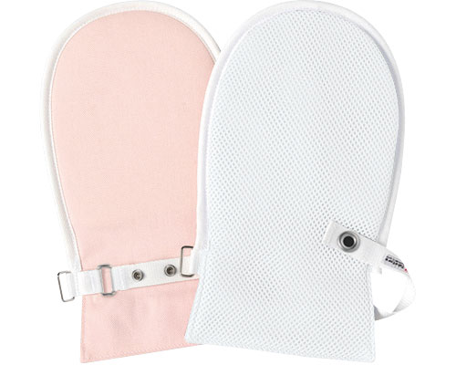 フドーてぶくろNo.2（甲側メッシュ）　M　左右1組 ピンク 105812 竹虎 ヒューマンケア事業部