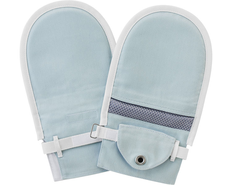 フドーてぶくろNo.3（保護パッド入）　M　左右1組 ブルー 105857 竹虎 ヒューマンケア事業部