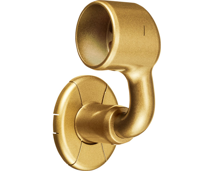 040-5111 φ35　出幅調整エンドブラケット　カバー付　右用 ゴールド BD-66RG マツ六