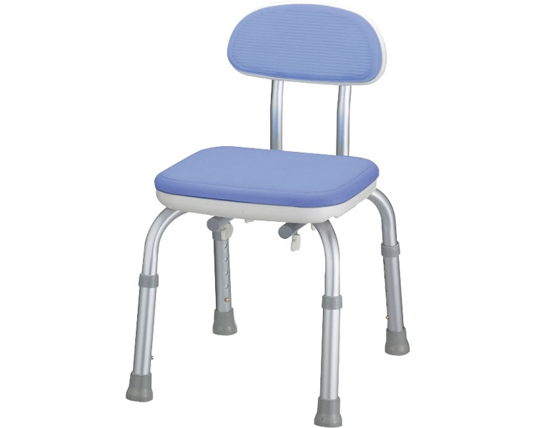 安寿　シャワーベンチMini　背付 ブルー 536-170 アロン化成 TAISコード：00221-000270