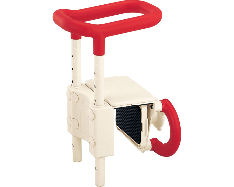 安寿　高さ調節付浴槽手すり　UST-130 レッド 536-600 アロン化成 TAISコード：00221-000284