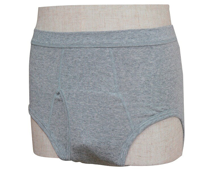 紳士失禁ブリーフ 杢グレー M W660 ウエル