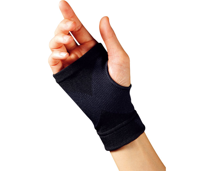 中山式ボディフレームサポーター　手首用　1枚入 ブラック フリー 350306 中山式産業