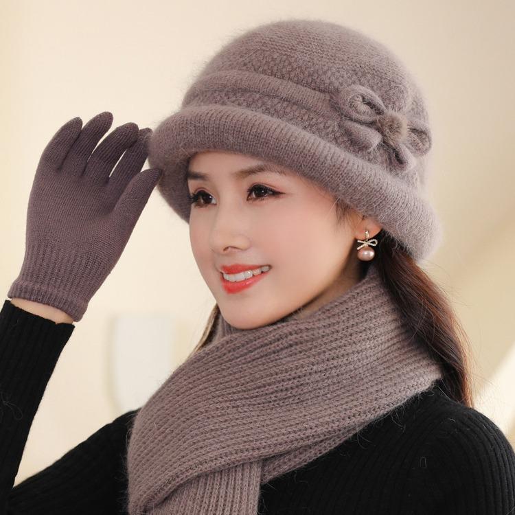 秋 冬 柔らかく暖かい 肌に優しい 手袋 帽子 3セット 保温 防寒 レディース マフラー ストール ファッション クリスマスギフト 冬物 あったか 可愛い